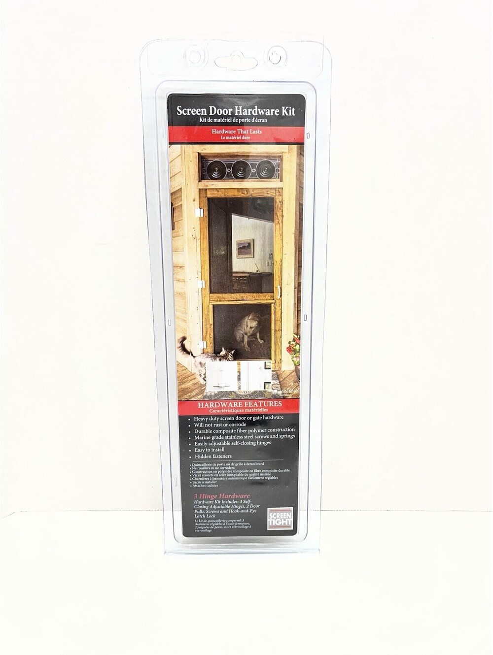 Screen Tight White Heavy Duty Screen Door Hardware Kit